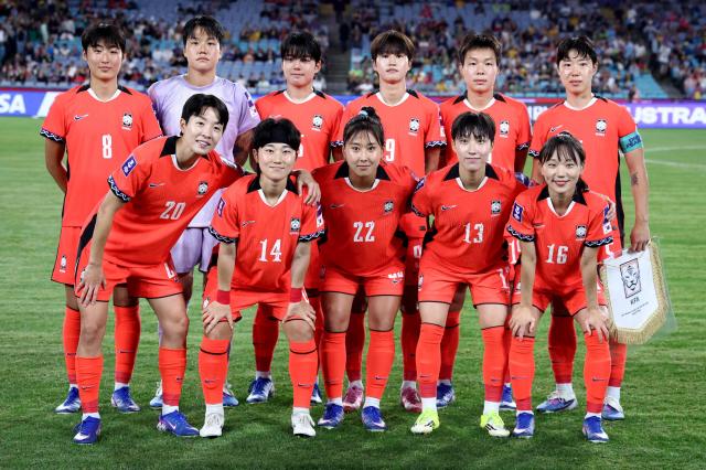 일본과 준결승전에 나선 한국 여자 축구대표팀 사진연합뉴스
