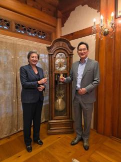 李在镕会见AMD董事长苏姿丰