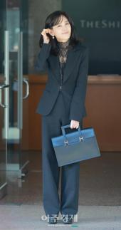 [포토] 이부진 사장, 올해 주총패션도 화제