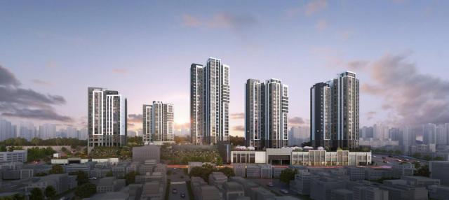 해링턴 플레이스 오룡역 투시도 사진진흥기업