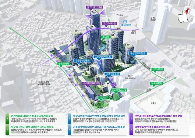 서울 강북구 미아동 75일대 종합구상도 사진서울시