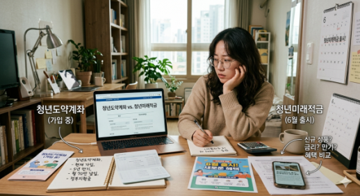 [김윤섭의 Fin포인트] "갈아타기 허용"…3년 청년미래적금 vs 5년 청년미래적금, 뭐가 더 유리할까?