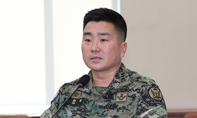 작년 2월 국방위원회 현안질의에 답하는 김현태 전 특전사 707특수임무단장 사진연합뉴스