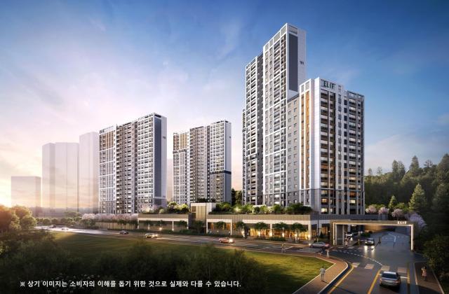 엘리프 창원 투시도 사진계룡그룹 KR산업