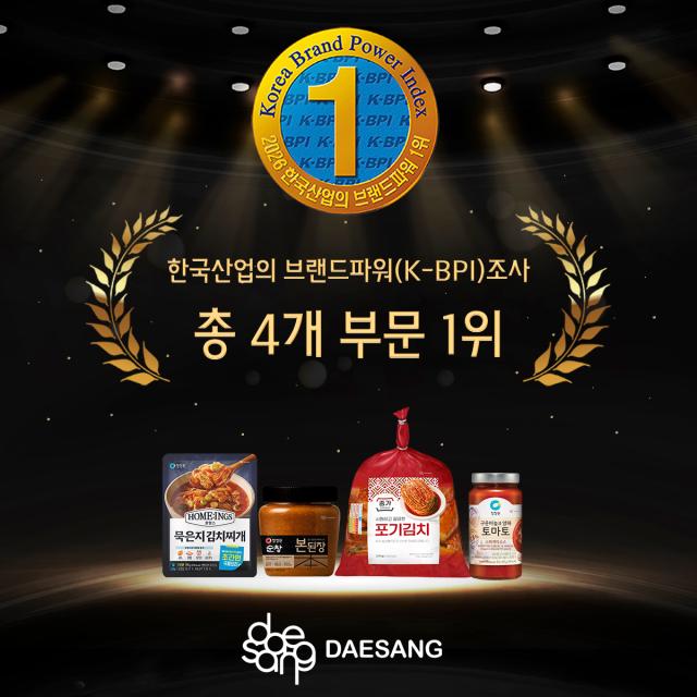 대상 ’한국산업의 브랜드파워’ 4개 부문 1위 석권 사진대상