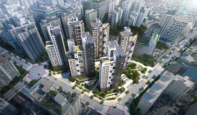 더샵 프리엘라 조감도 사진포스코이앤씨