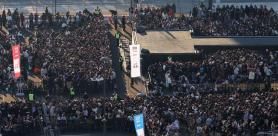 More Than 30,000 Gather Near Gwanghwamun Ahead of BTS Comeback Show