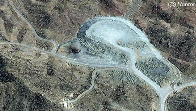 이란 나탄즈 핵시설 위성 사진 사진연합뉴스