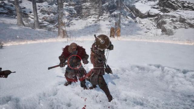 용병 클래스가 방패와 도끼를 활용해 적의 공격을 막아내며 반격을 준비하고 있다 사진 넷마블