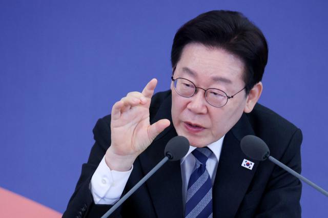 이재명 대통령이 지난 18일 청와대에서 열린 자본시장 안정과 정상화 간담회에서 발언하고 있다사진연합뉴스