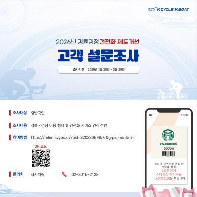 경륜경정, 건전화 제도개선 설문조사 外