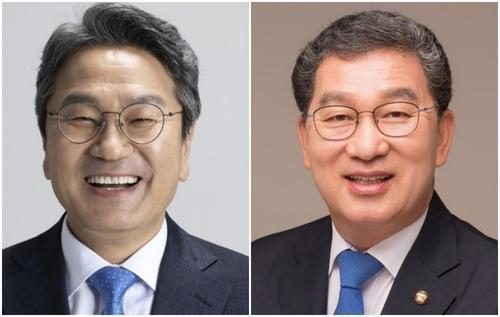 강기정 신정훈 후보, 천주교 광주대교구 옥현진 교구장 만난다