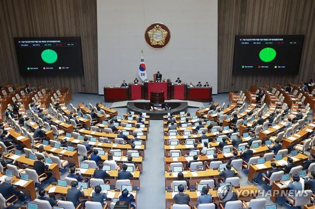 국회 본회의장 모습이다 사진연합뉴스