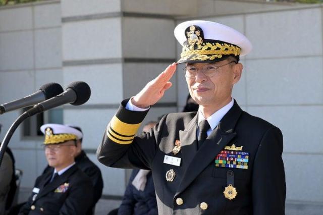 김경률 신임 해군참모총장 사진해군작전사 
