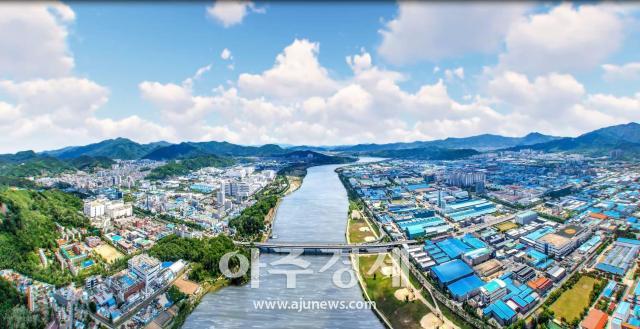 구미국가산업단지 전경사진구미시