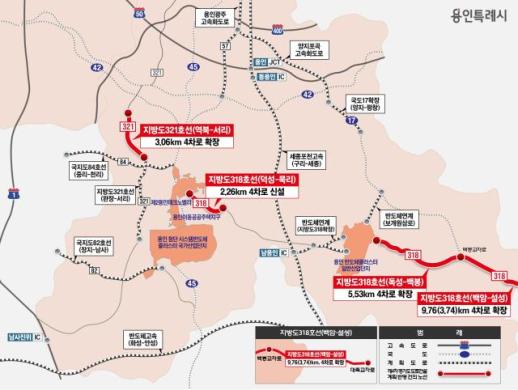 용인시, 4차 경기도 도로건설계획에 4개 도로 사업 반영