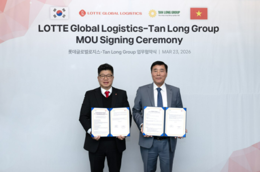 Lotte bắt tay Tập đoàn Tân Long đẩy mạnh kinh doanh vận tải và kho bãi tại Việt Nam