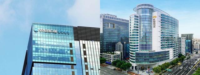 왼쪽부터 동양생명KB라이프 사옥 사진각 사