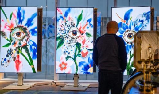  LG전자, 美 뉴욕 럭셔리 백화점 쁘렝땅서 올레드 TV 특별 전시