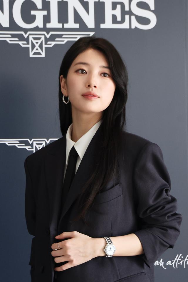 Suzy poses at the watch brand Longines media photo call at The Westin Seoul Parnas in Samseong-dong Gangnam-gu Seoul March 25 2026 AJP Han Jun-gu