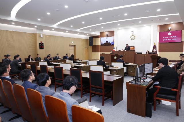 3일간 열린 제340회 임시회 의사일정 마무리사진서천군의회