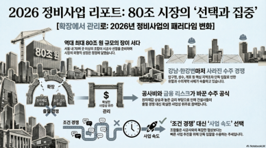 80조 정비시장 열렸지만 경쟁은 식었다…건설사 선택과 집중 확대