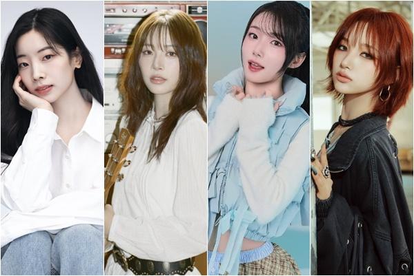 왼쪽부터 트와이스 다현 피프티피프티 하나 케플러 서영은 이프아이 샤샤 사진JYP 피프티피프티 SNS 케플러 SNS 하이헷엔터테인먼트