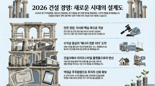 안전·수익·에너지·주주환원 내세운 건설사 주총…경영 체질 전환 신호탄