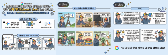 구글 서치 라이브 기능 인포그래픽 사진구글