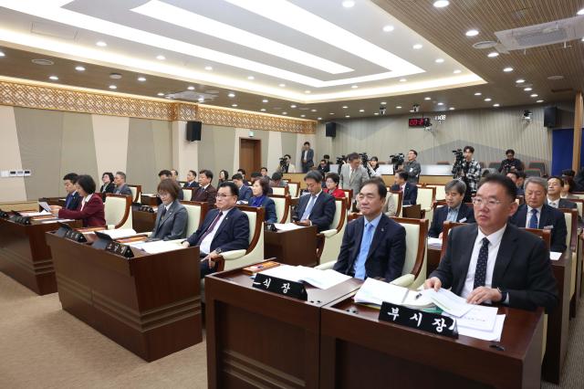 제261회 임시회 제2차 본회의 전경 사진평택시의회