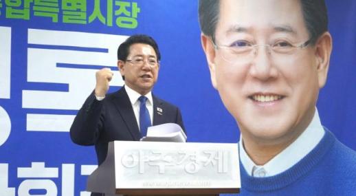 김영록 후보 중단된 장성 국립뇌혈관센터 설립사업 정상화 약속 