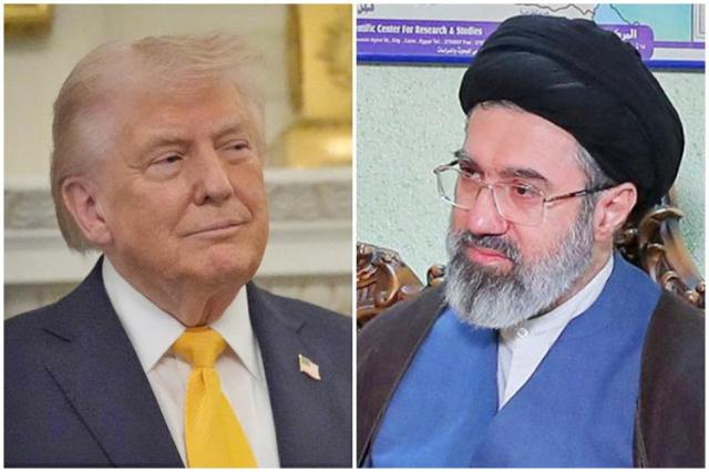트럼프 미국 대통령왼쪽과 모즈타바 하메네이 이란 최고지도자 사진연합뉴스