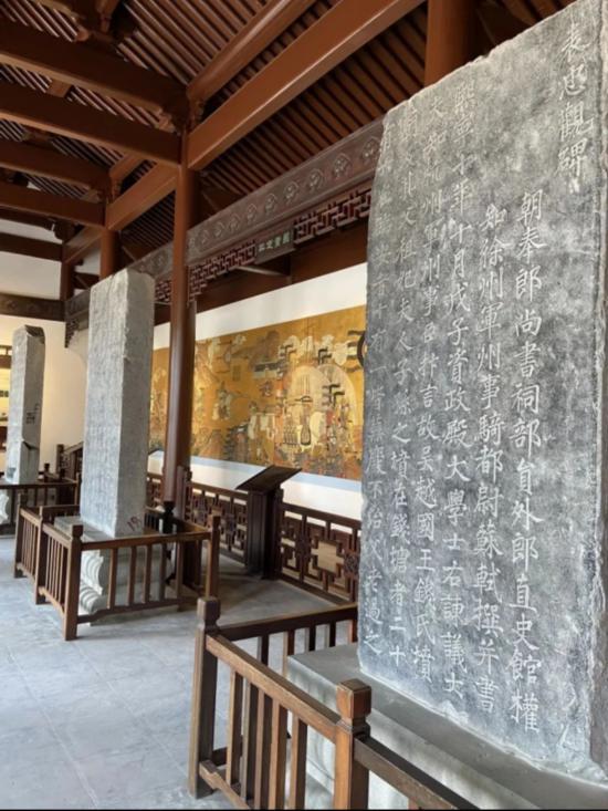 钱王祠里的《表忠观碑》【图片来源 人民网】