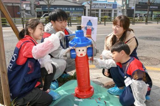 현대모비스, 소화전 도색 누적 1000개...지역 안전 지킴이 앞장