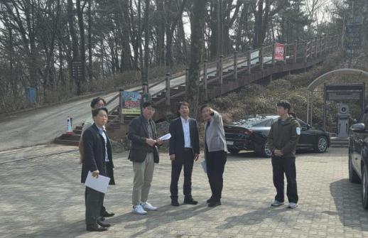 청양군, 봄 관광객 맞이 현장 점검 총력…전상욱 부군수 발로 뛴다