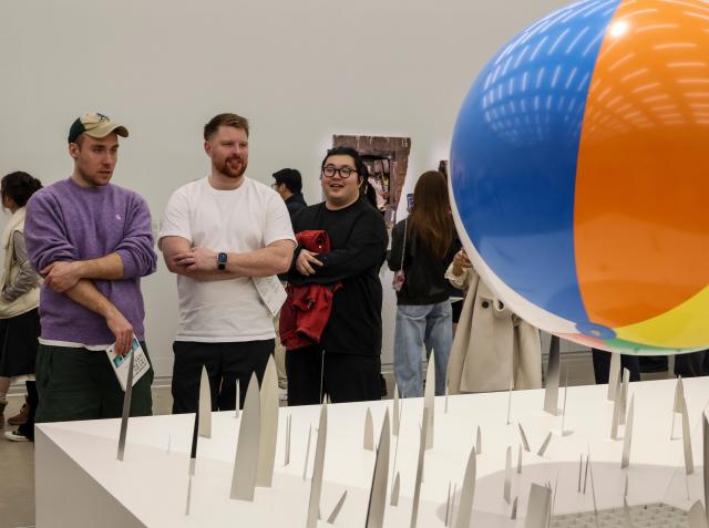 Visitors view “The Vulnerability of Love” at the National Museum of Modern and Contemporary Art Seoul in Jongno District Seoul during the retrospective exhibition of Damien Hirst on March 26 AJP Yoo Na-hyun 20260326