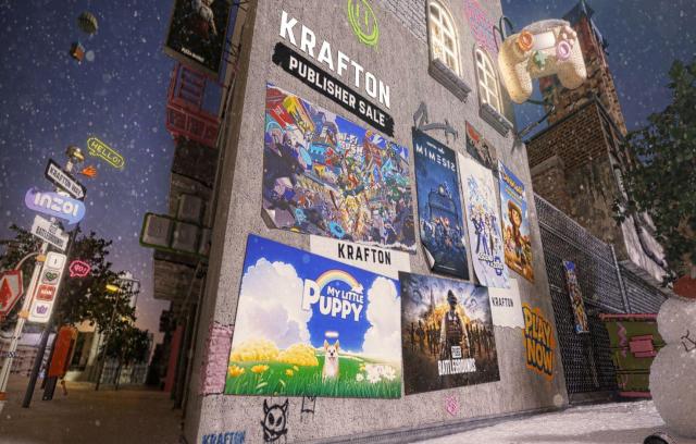 크래프톤의 출시작 및 출시 예정작 사진크래프톤