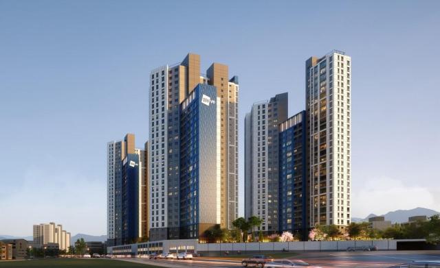 부산 동래구 명장3구역 재건축 사업 투시도 사진두산건설