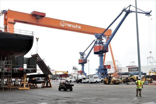 Hanwha joins US Navy project as subcontractor for logistics ship
