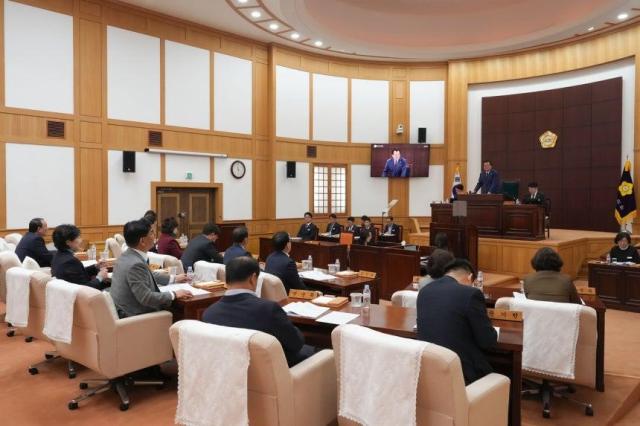 경산시의회 제268회 임시회 사진경산시의회