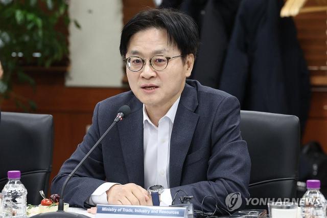 김정관 산업통상부 장관 사진연합뉴스