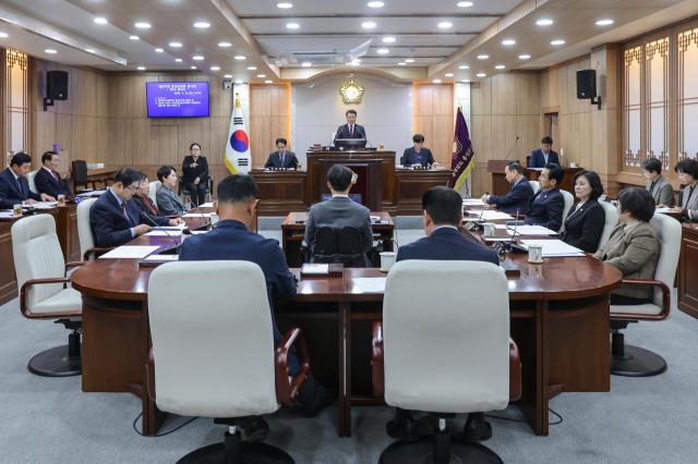 본회의장 모습사진홍성군의회