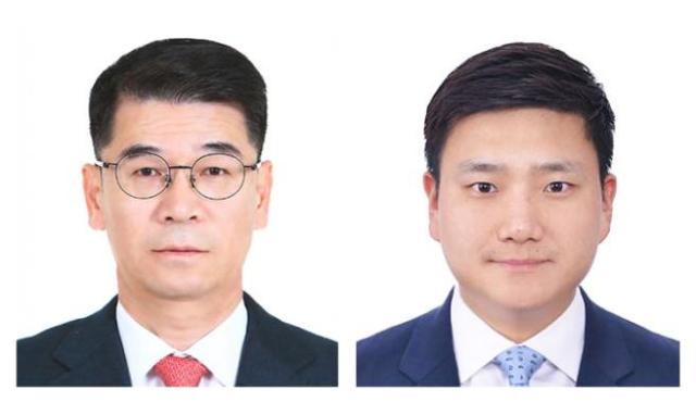 왼쪽부터 웰컴저축은행 박종성·손대희 대표이사 사진웰컴저축은행