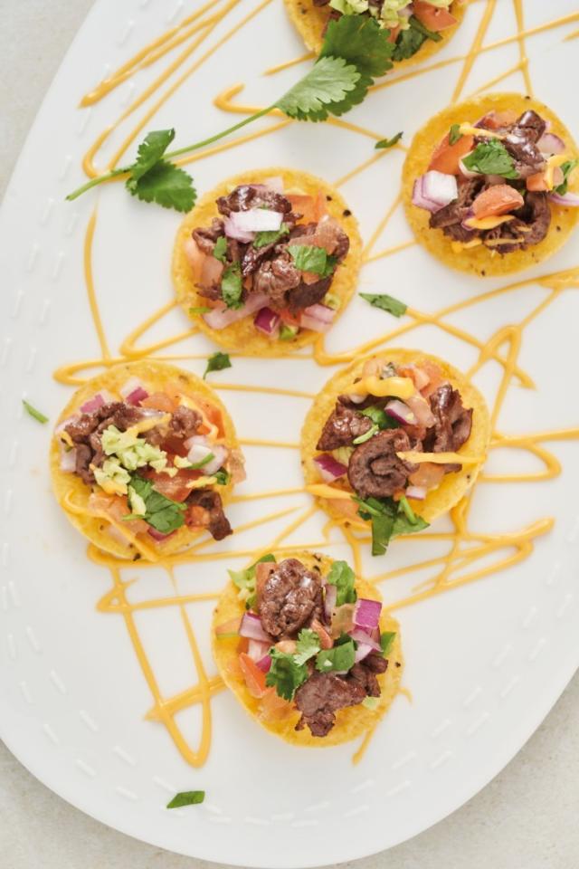 한우 나초 타코 사진한우자조금