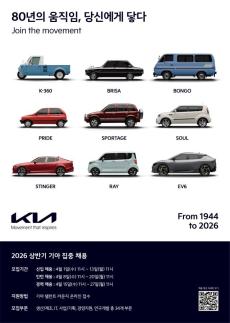 기아, 34개 부문서 대규모 채용...2024년 이후 최대 