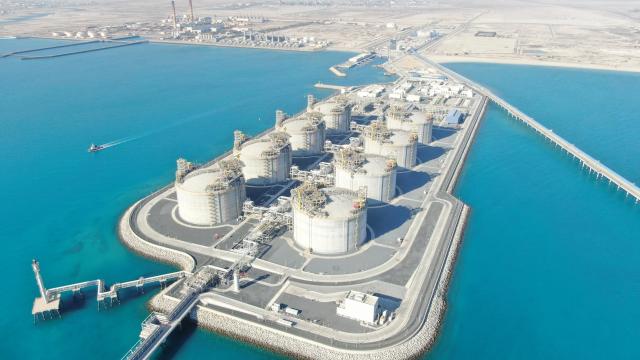 쿠웨이트 알주르 LNG터미널 전경 사진현대건설