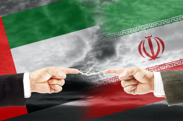 아랍에미리트UAE와 이란 사진게티이미지뱅크