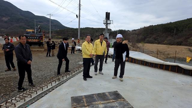 여름철 풍수해 대비 현장 점검 안전관리과 사진군위군