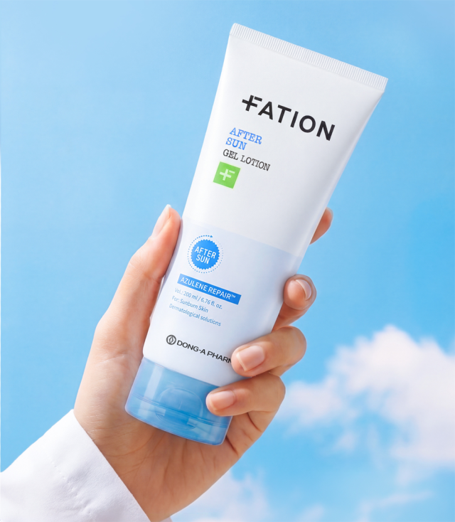 Dong-A Pharmaceutical’s Fation After Sun Gel Lotion. [Photo=Dong-A Pharmaceutical]