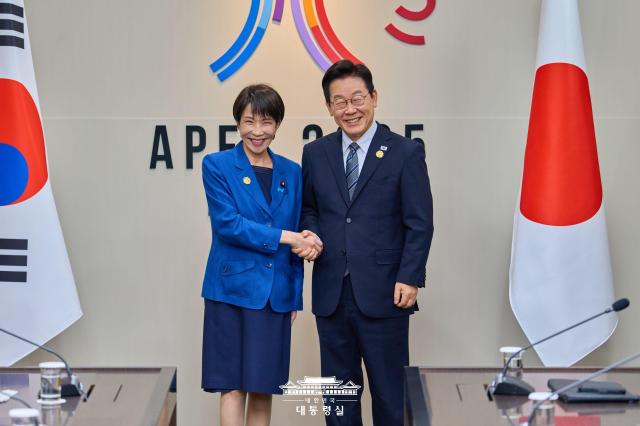 Korea-Japan summit meeting in Gyeongju South Korea on Oct 20 2025 Courtesy of the Korean presidential office